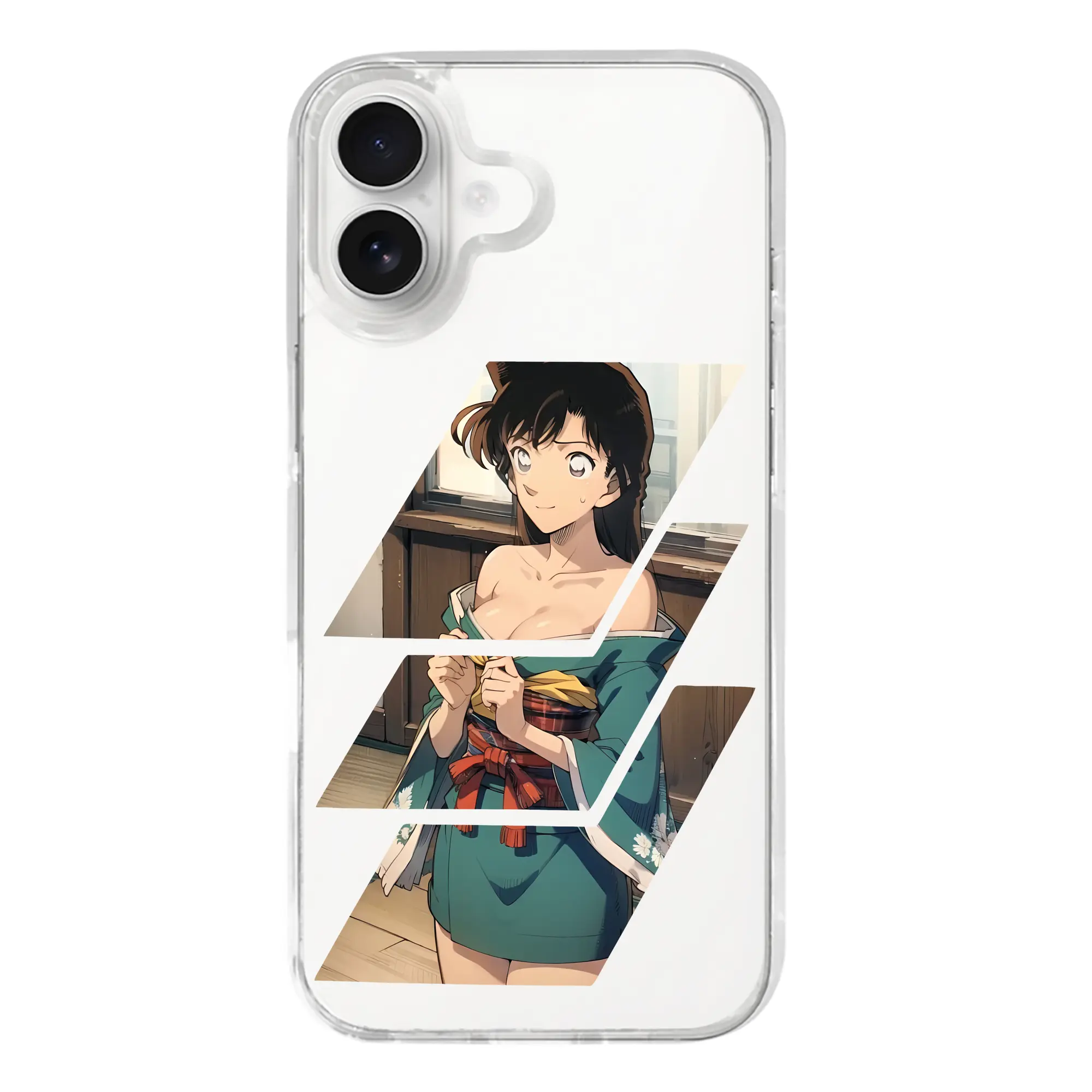 名探偵コナン グッズ 毛利 蘭 - iPhone 17シリーズ 透明スマホケース – 薄型・耐衝撃・精密フィット保護カバー